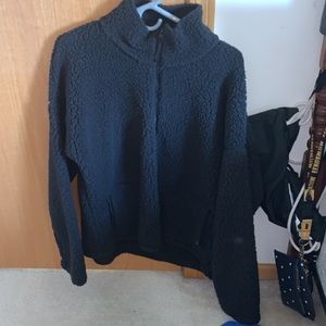 Black Sherpa zip up